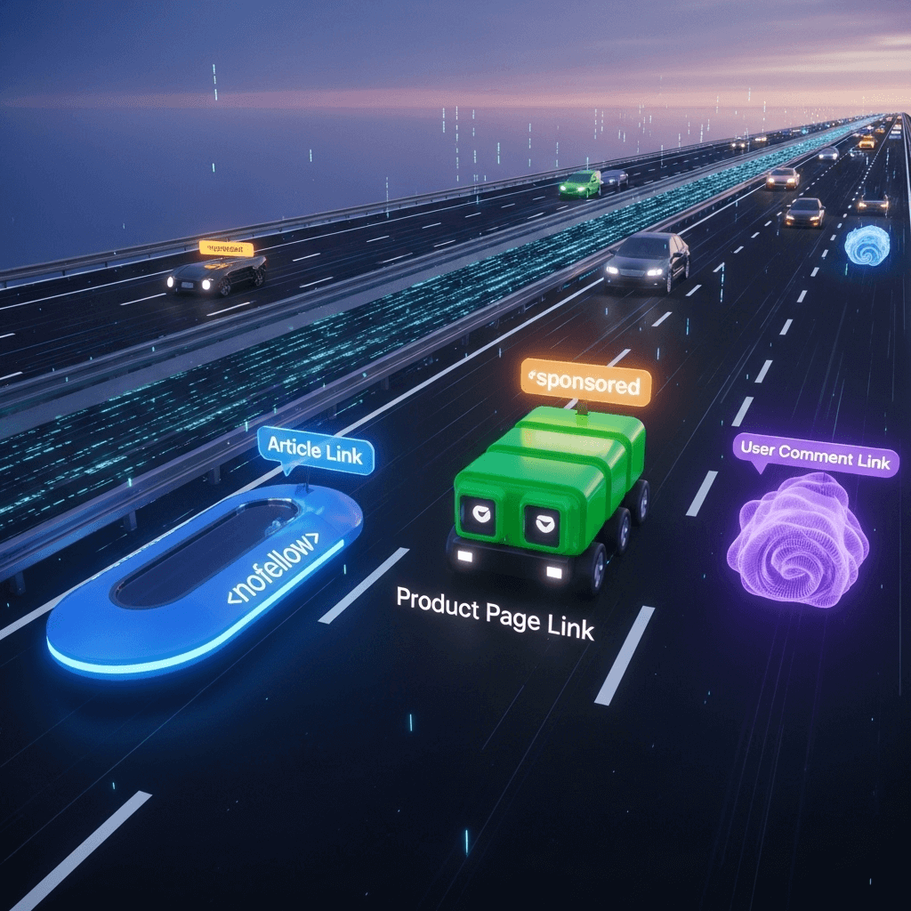 Atrybuty linków: nofollow, sponsored, ugc – co oznaczają?